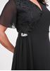 Picture of CURVY GIRL CHIFFON ELEGANT DRESS